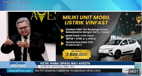 Talkshow dan media exposure Avesta Media bersama Jawa Pos TV